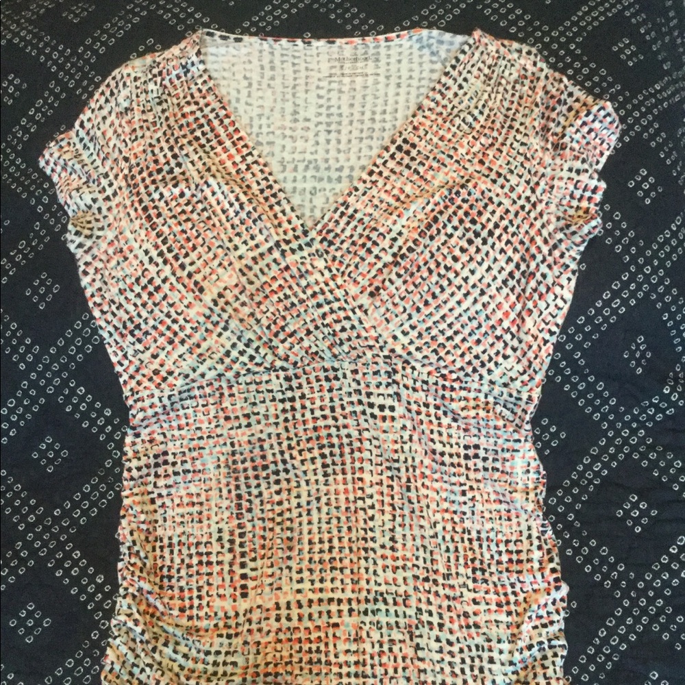 Motherhood Maternity crossover spring blouse